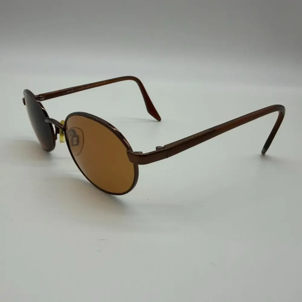 Capezio Shiny Copper Metal Oval Eyeglasses FRAME ONLY - Model 15 51-18-140